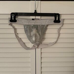 Andrew Christian Metallic Silver Jockstrap